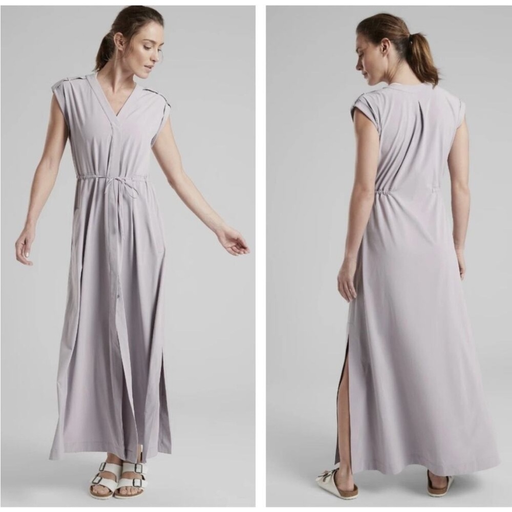 Athleta Lavender Maxi Dress - Picture 2 of 6